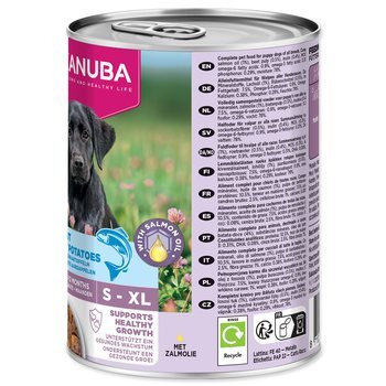 Konzerva EUKANUBA Puppy bohatá na pstruha s batátmi 400 g