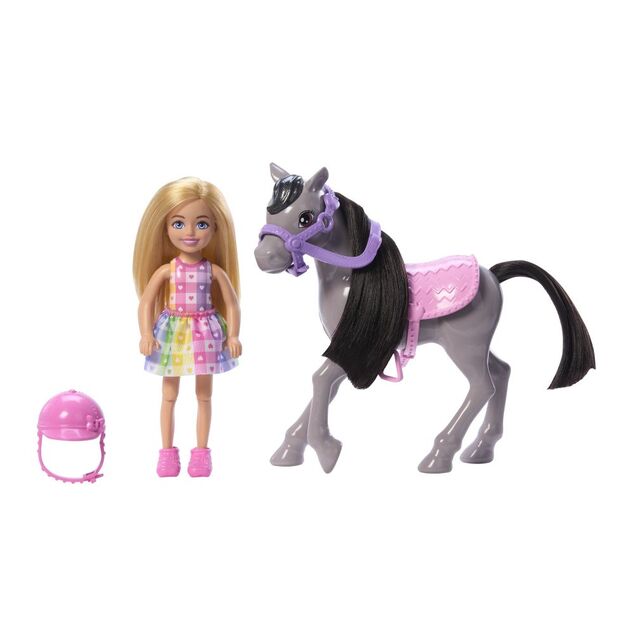 Barbie Chelsea s poníkom