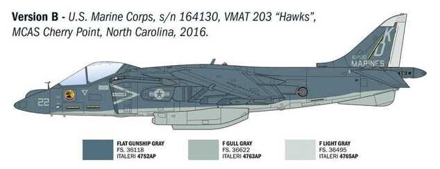 Model Kit letadlo 90193 - AV-8B Harrier II (1:72)