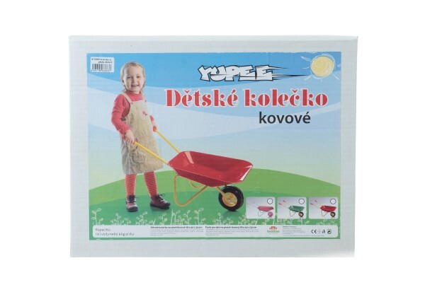 Fúrik plechový Yupee veľký červený 78x40x32cm