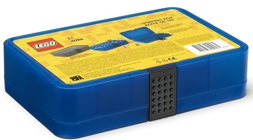 LEGO Caja de almacenamiento con compartimentos - azul