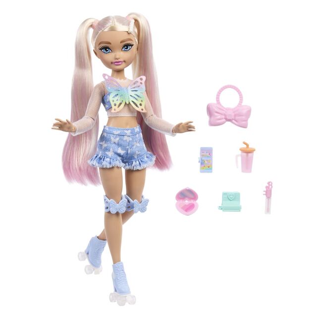 Barbie Dream Besties Bábika na kolieskových korčuliach - Malibu