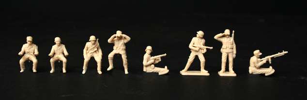 Model Kit figurky 6121 - WWII - GERMAN MOTORCYCLES (1:72)