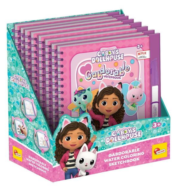 Gabby´s Dollhouse Rosa Wasserbuch Malen mit Wasser