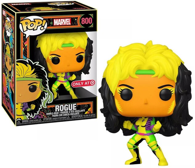 Funko POP Marvel: X-Men Classic- Rogue(Blacklight)