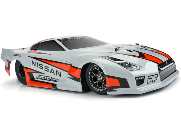 PROTOform karosérie 1:10 Nissan GT-R R35 Pre šedá: Drag Car