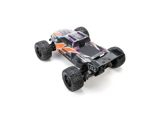 Pro-Line koleso 1:16 s pneu Jaeger, disk Split Six čierny 12mm (2): Arrma Mini Kraton