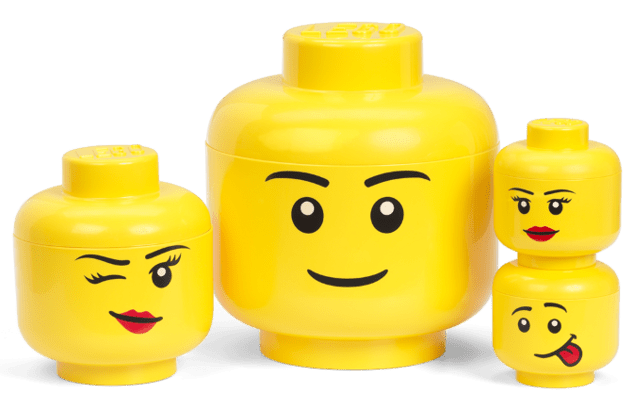 LEGO® úložná hlava (mini) - silly