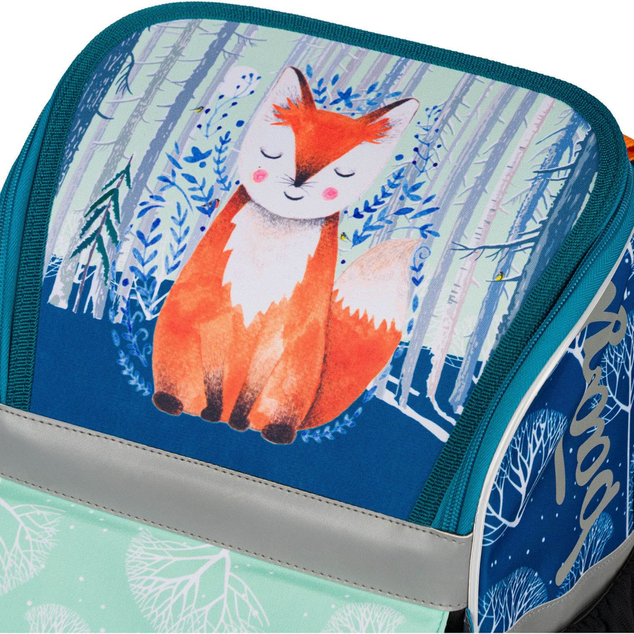 Rucsacul școlar BAAGL Zippy Fox