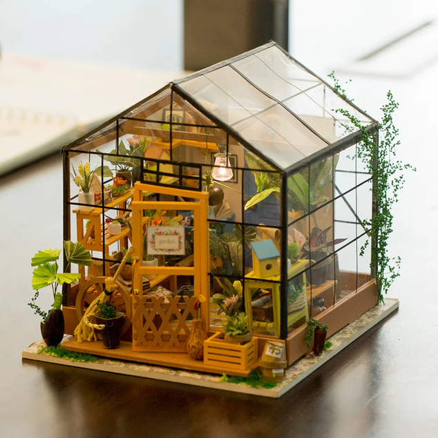 RoboTime Miniaturhaus Gewächshaus
