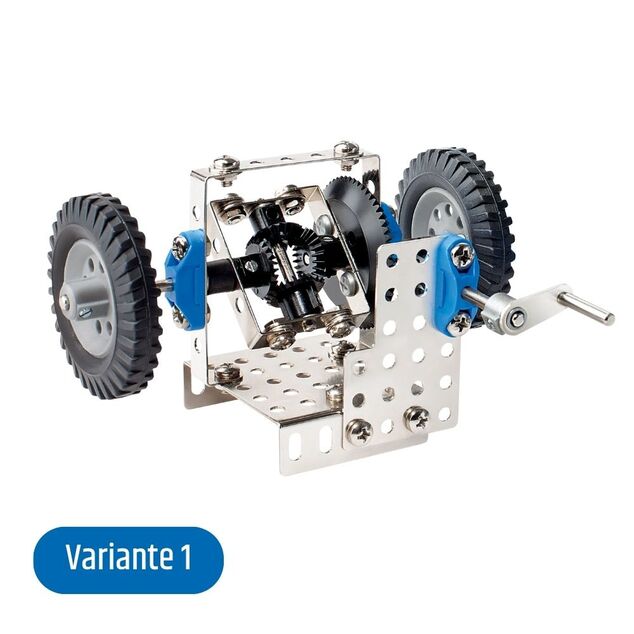 EITECH stavebnica Set s kolesami 220 delikov