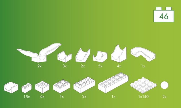 HUBELINO rozšírenie s hojdačkou - 46 dielov