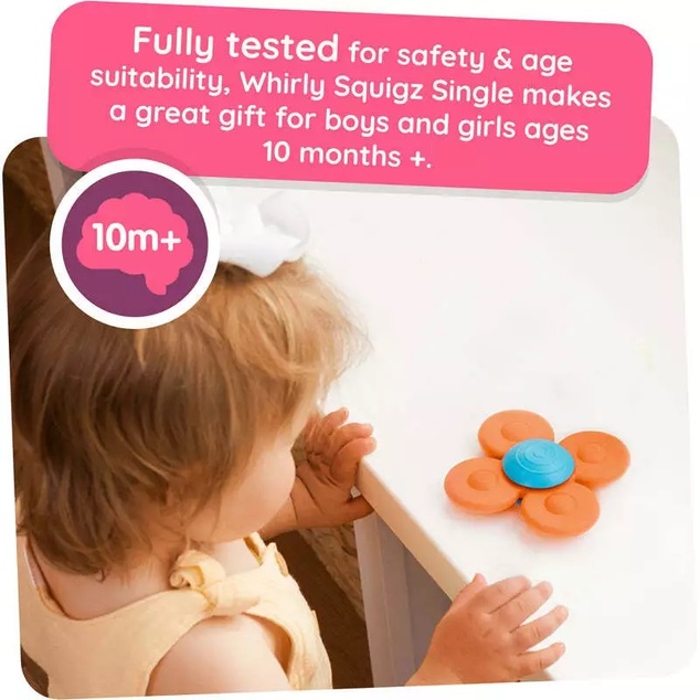 Fat Brain Spinner Whirly Squigz - Single