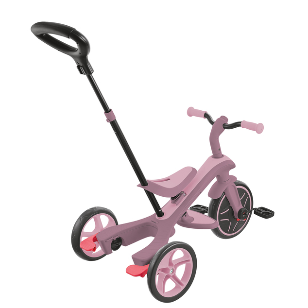 Globber trojkolka Explorer Trike 4in1 Ecologic Berry