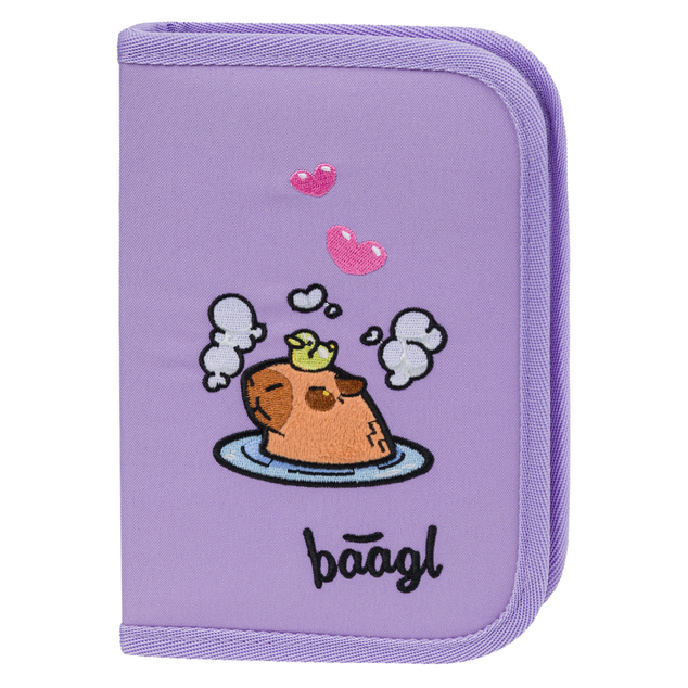 BAAGL SET 5 Zippy Capibara: cartella, astuccio, sacchetto, grembiule, portafoglio