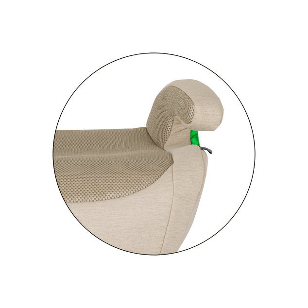 PETITE&amp;MARS Podsedák Optimus Pro i-Size Air Sage Beige 125 - 150 cm (22-36 kg)