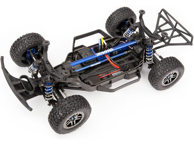 Traxxas výstuha šasi červená (sada)