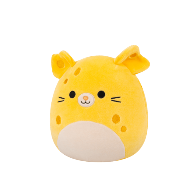 SQUISHMALLOWS Syrová myška - Amelia, 30 cm