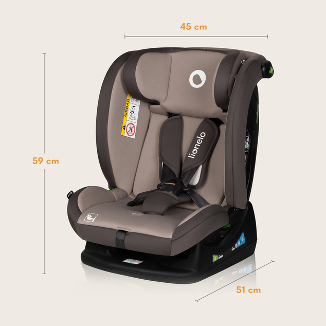 Lionelo Autosedačka Aart i-Size (40-150 cm) Beige Latte