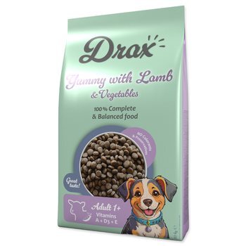 Krmivo Drax Adult s jahňacím mäsom a zeleninou 10kg