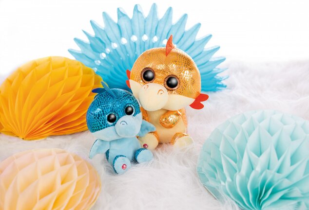 NICI Glubschis peluche Dragon Jet-Jet 15cm, blu