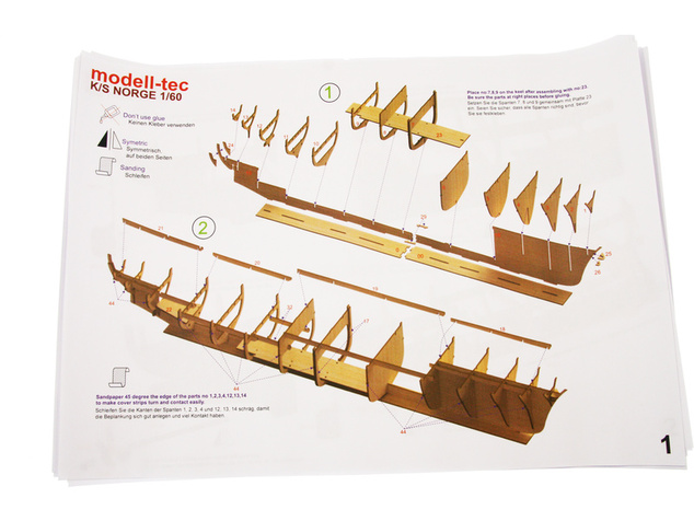 Modell-Tec Kongespiet Norge 1:60 kit