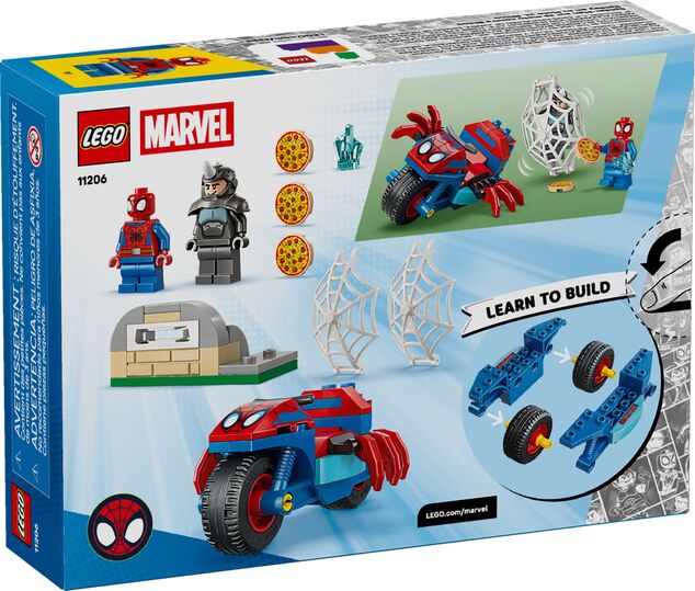 LEGO® Marvel 11206 Spidey auf dem Motorrad vs. Rhino