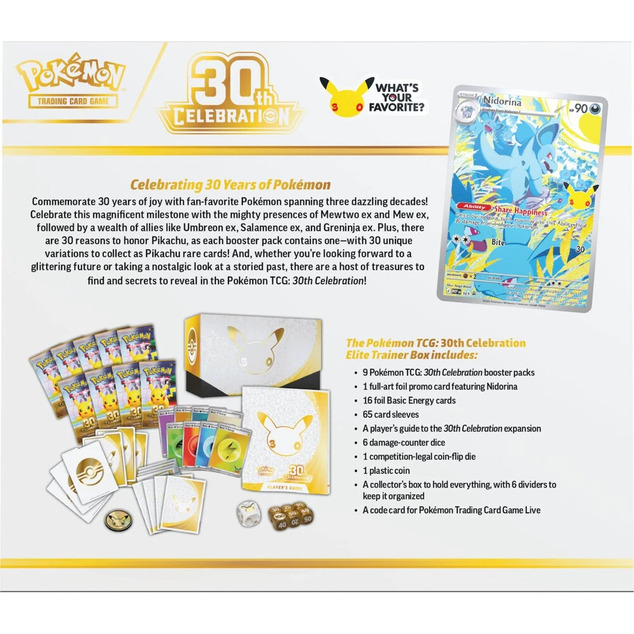 Pokémon TCG: 30. Évfordulós Elite Trainer Box