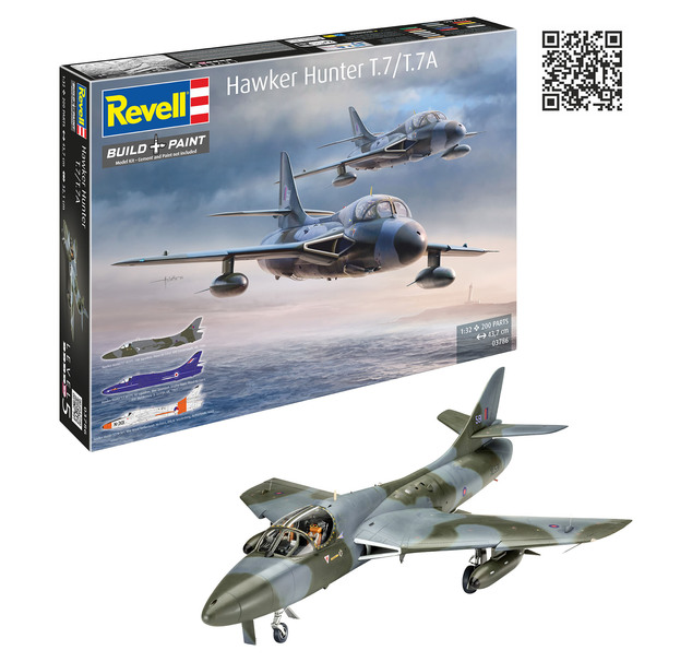 Plastic ModelKit aereo 03786 - Hawker Hunter T.7/T.7A (1:32)