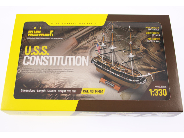 MINI MAMOLI USS Constitution 1:330 kit
