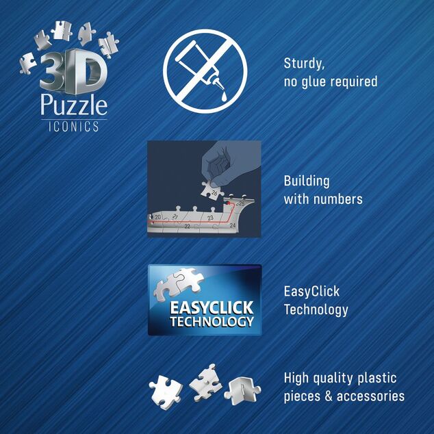 Ravensburger Iconics: Víťazný oblúk (Nočná edícia)