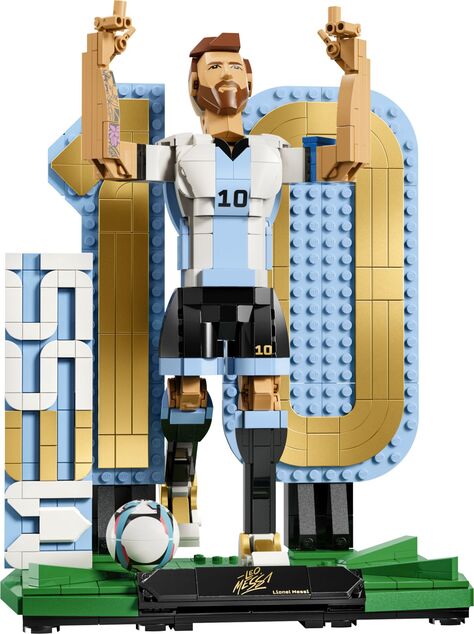 LEGO® Editions 43015 Lionel Messi – Futbalová legenda