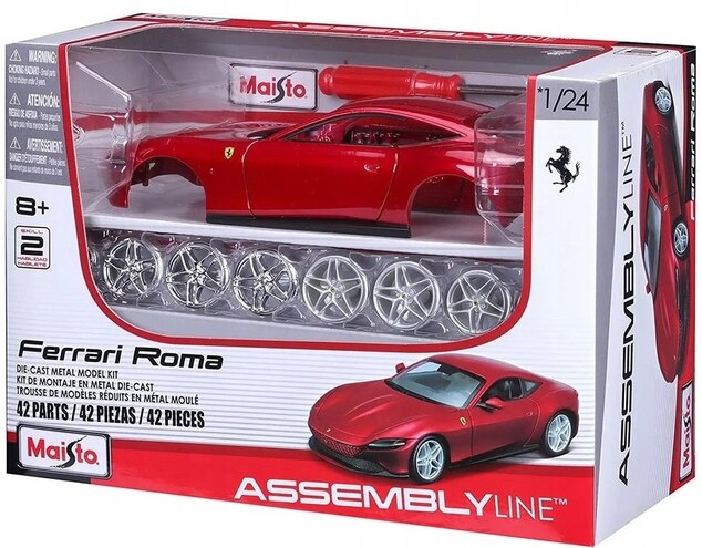 Maisto - KIT FERRARI ASSEMBLY LINE, Ferrari AL - Ferrari Roma, 1:24