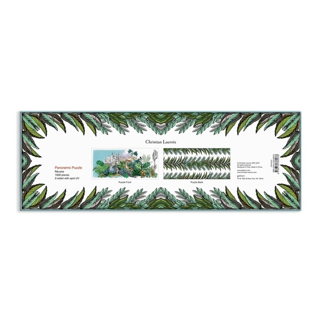 Galison Doppelseitiges Puzzle Christian Lacroix Panorama 1000 Teile