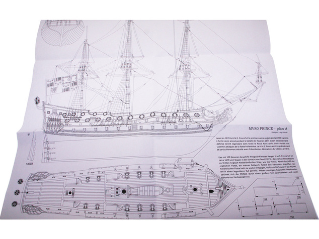 MAMOLI HMS Prince 1670 1:144 kit