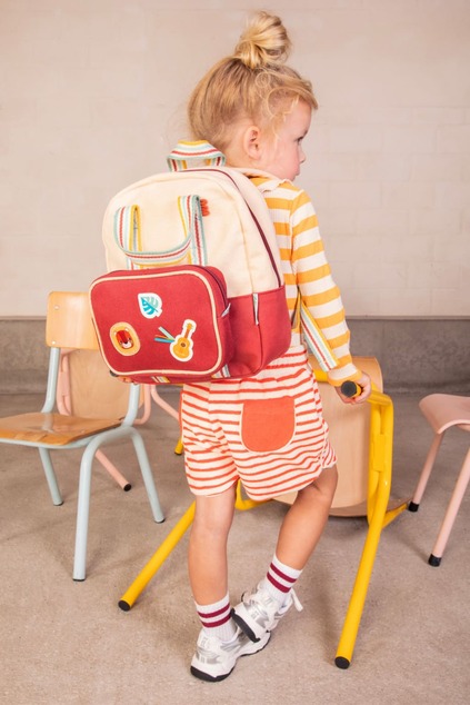 Lilliputiens - mochila infantil - beige
