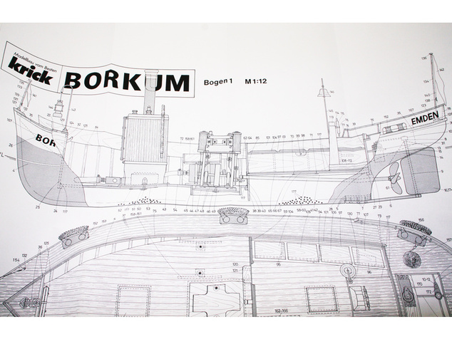 Krick Borkum kit bez parného stroja