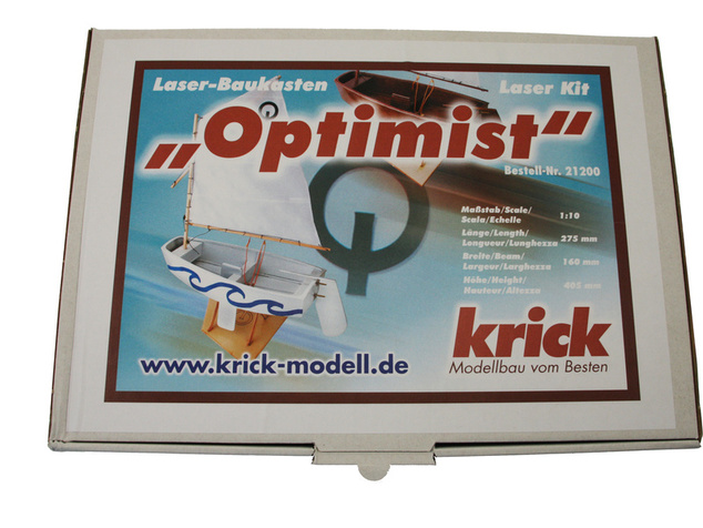 Krick Optimist plachetnica 1:10 kit