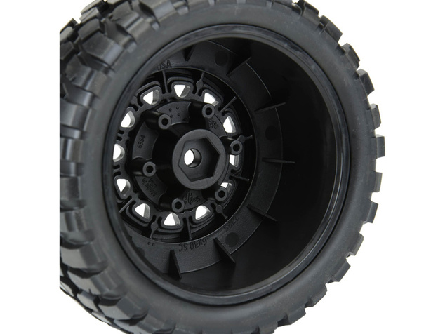 Pro-Line koleso 2.2/3.0", pneu BFG KR2 M2 SC, disk Raid H12 čierny (2)