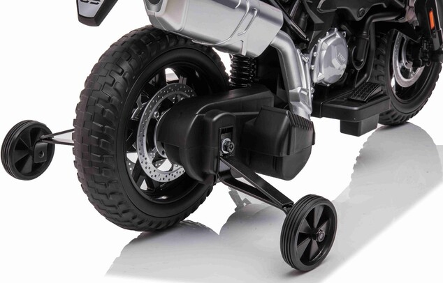 Elektromotorrad BMW F850 GS, lizenziert, 12-V-Batterie, weiche EVA-Räder, 2 x 35-W-Motor