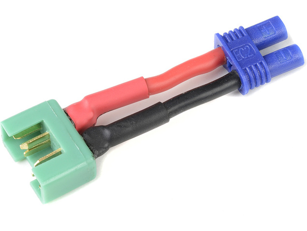 Konverzný kábel EC2 batéria - MPX samec 14AWG