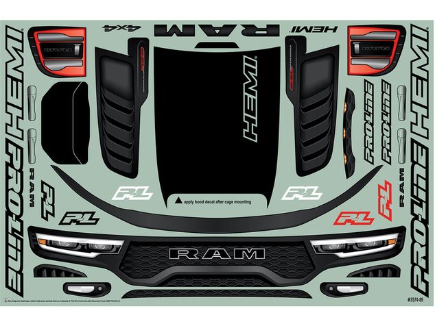 Pro-Line karoséria 1:5 Dodge RAM 1500 2021 (X-Maxx)