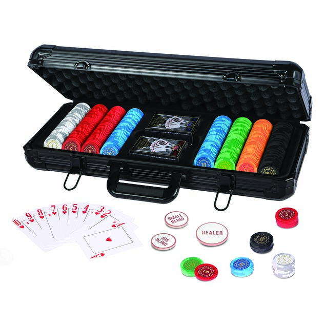Ensemble de poker ProPoker 400 ELITE avec jetons 14g
