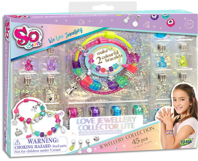 TASIA - Kit de fabrication de bracelets d'Amour 45 pcs