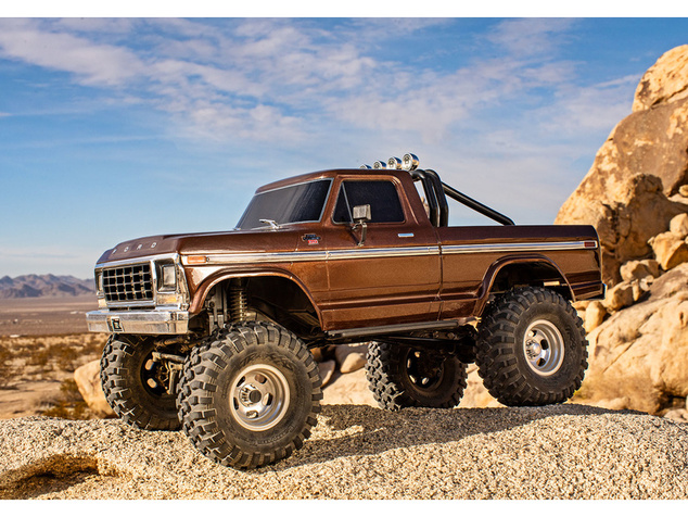 Traxxas TRX-4 Ford F-150 Ranger XLT 1:10 RTR hnedá metalíza