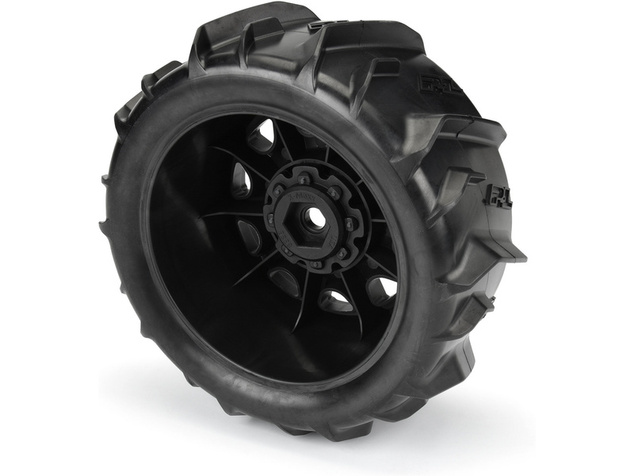 Pro-Line koleso 5.7", pneu Dumont, disk Raid H24 čierny (2)