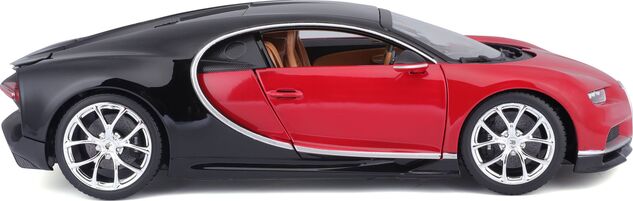 Bburago 1:18 Plus Bugatti Chiron black/red