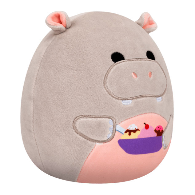 SQUISHMALLOWS Sivi nilski konj sa sladoledom - Harrison