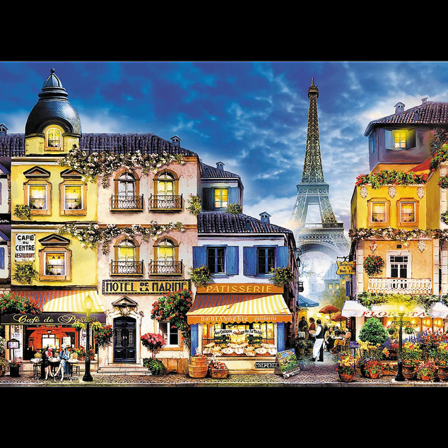 Trefl Holzpuzzle 1000 - Französische Gasse