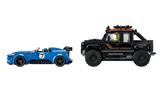 LEGO® Speed Champions 77264 Jaguar Project 7 in Land Rover Defender